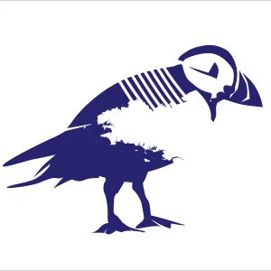 Affiche Macareux Bleu