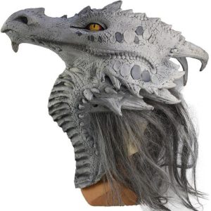 Masque Dragon Gris