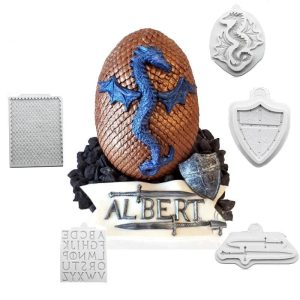 Moule à Gâteau Dragon  Guerrier