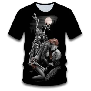 T-Shirt Vintage Retro Motorcycle