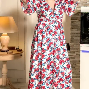 robe à fleurs longue