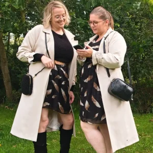 Robe courte imprimées : Iris