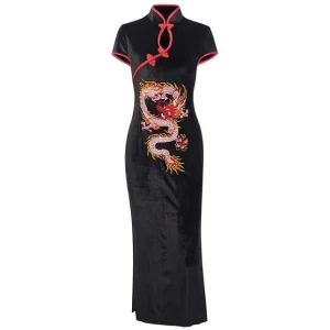Robe Dragon  Fascination Noire