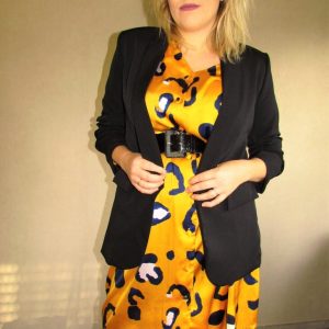 Robe chemise imprimé animalier Holly