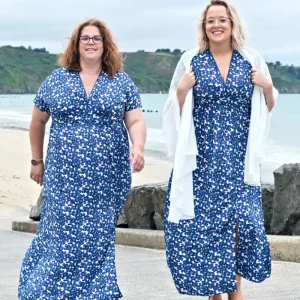 robe longue a fleurs