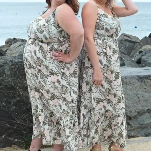 robe longue fleurie Azalée