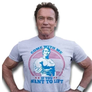T-Shirt Vintage  Arnold Schwarzenegger Come With Me