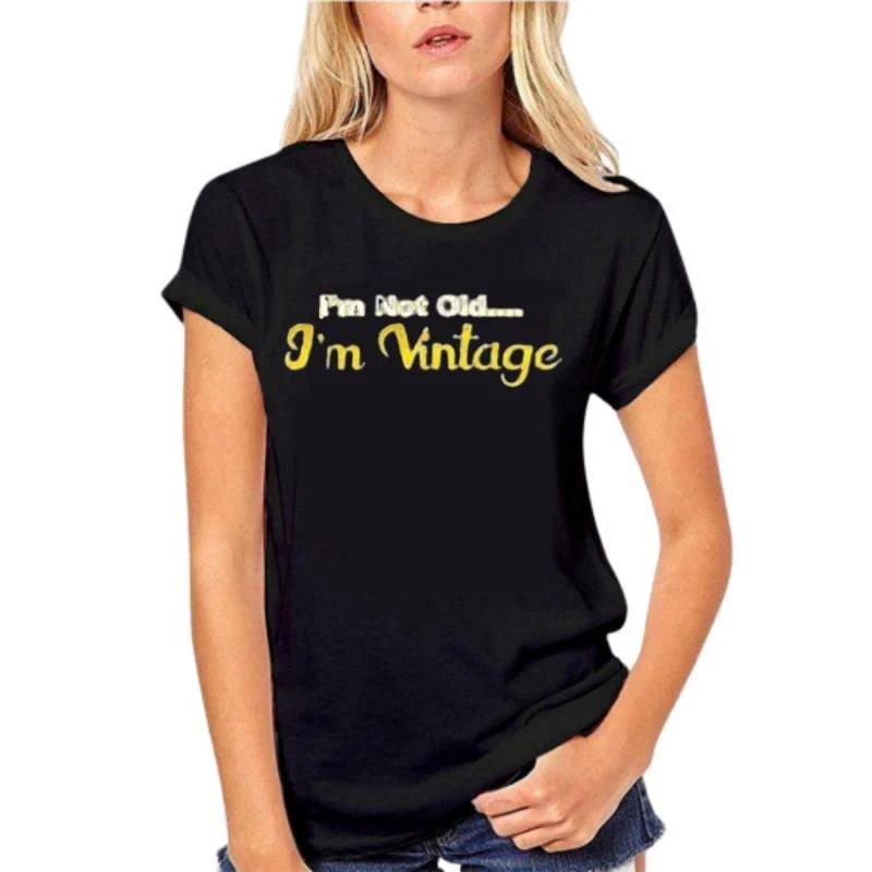 T-Shirt Je Ne Suis Pas Vieille Je Suis Vintage – Image 2