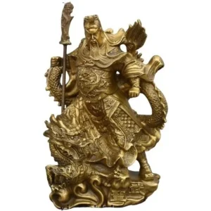 Statue Dragon  Épopée du Guerrier (Cuivre)