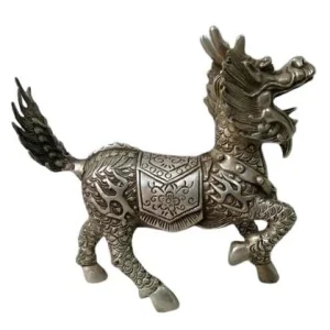 Statue Dragon  Cheval Paradisiaque (Bronze)