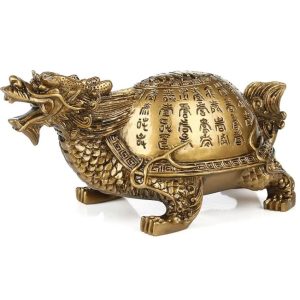 Statue Dragon  Tortue Bénéfique (Résine)