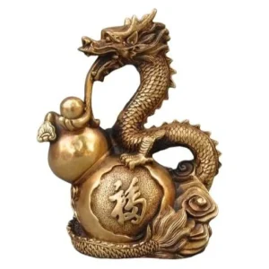 Statue Dragon  Chinois (Cuivre)