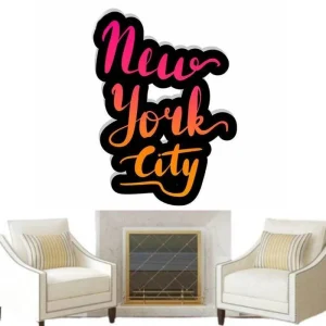 Stickers Vintage Muraux 3D New York