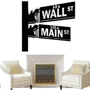 Stickers Vintage Panneau New York