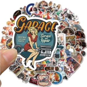 Stickers Vintage Pin Up Annees 50