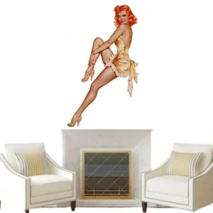 Stickers Vintage Pin Up Pour Voiture