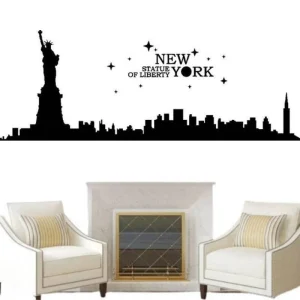 Stickers Vintage Statue De La Liberté New York