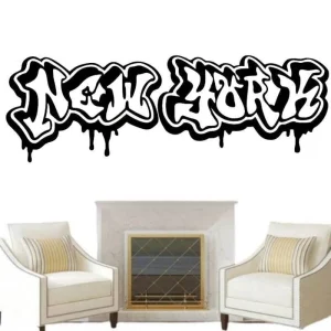 Stickers Vintage Tag New York