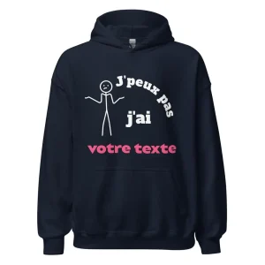 Sweat à capuche homme à personnaliser