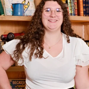 Top à manches volants disa