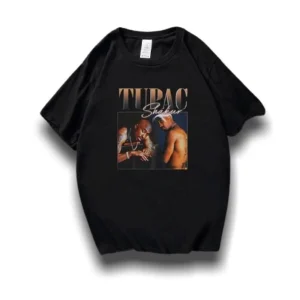 T-Shirt Vintage  2pac Femme