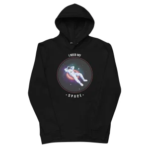 Sweat à capuche éco – I Need My Space (unisexe)