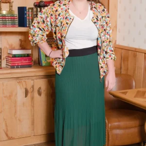 Veste imprimée multicolore Pétunias